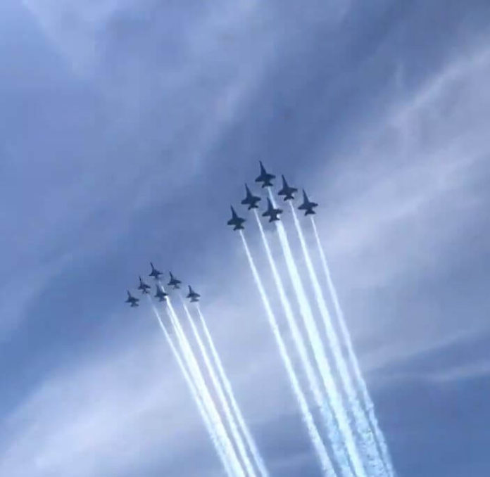 Blue Angels Flyover